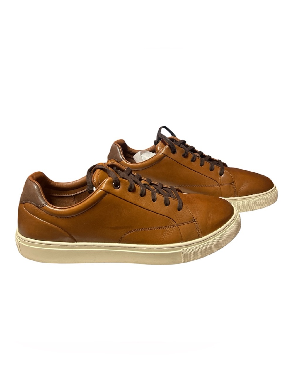 Cole Haan Men's Grand Kittery Court Sneakers in the color British Tan/Ivory.